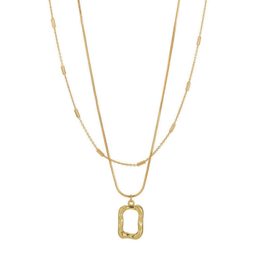 Maisie Stack Necklace 18k Gold Plated