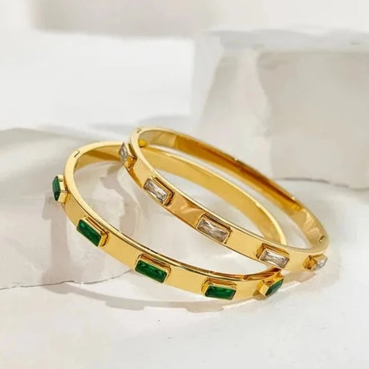 The Andrea Bangle 18k Gold plated